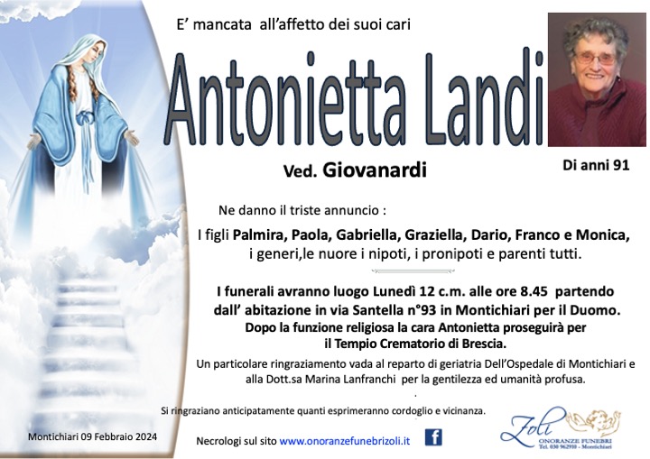 Al momento stai visualizzando Antonietta Landi